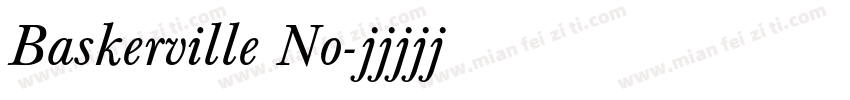 Baskerville No字体转换